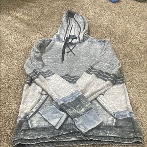 Gray Striped Men's Sweater